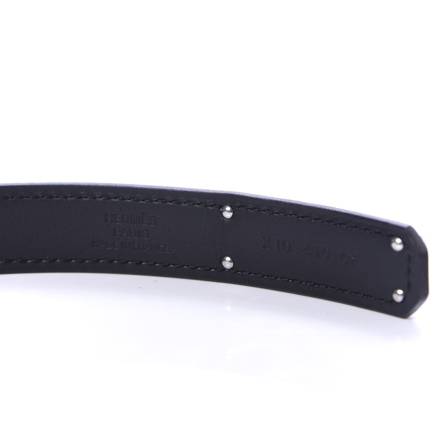 Hermes Epsom Kelly Belt Black 3 of 5