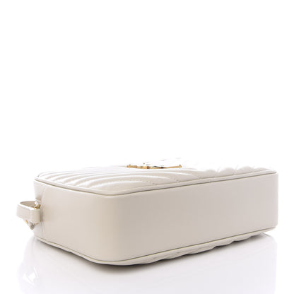 Saint Laurent Calfskin Matelasse Monogram Lou Camera Bag Crema Soft 3 of 8