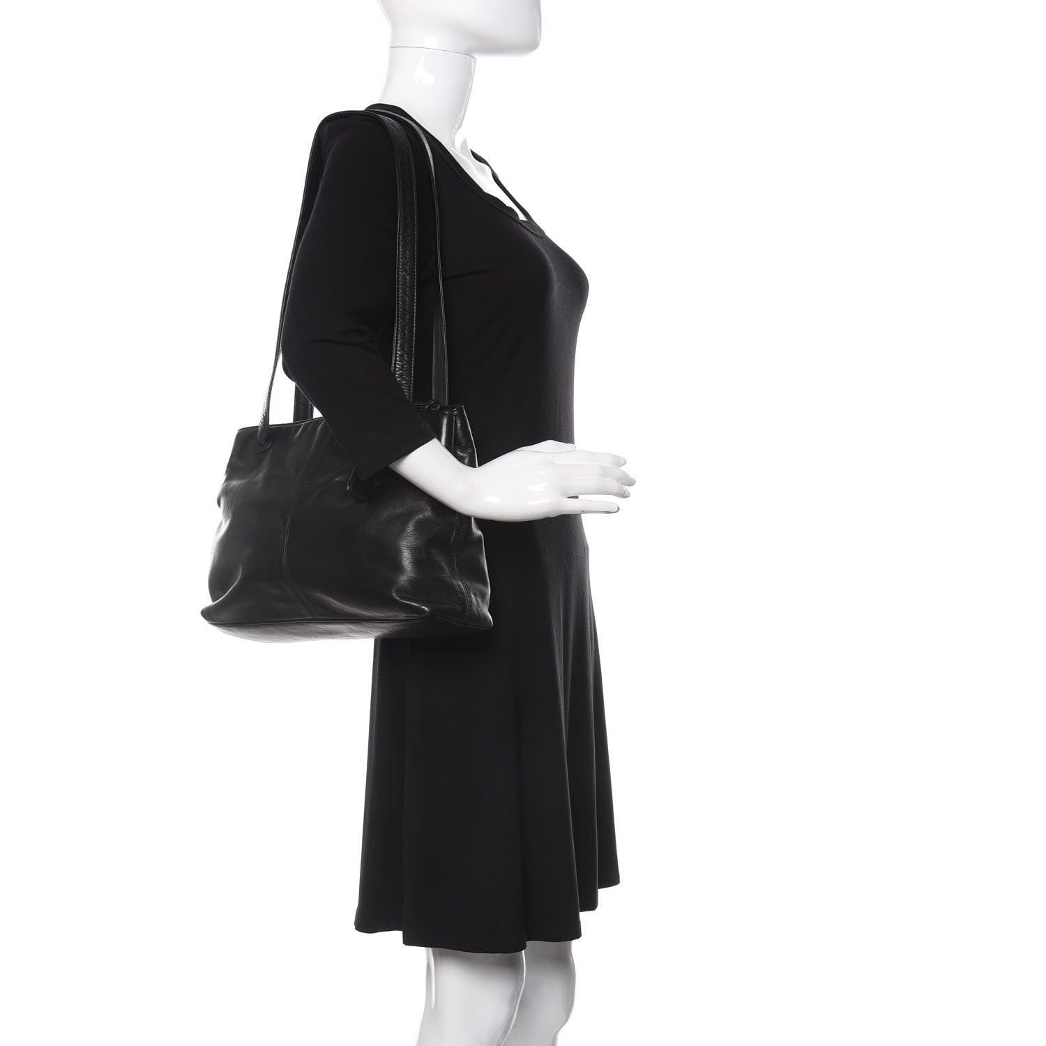 Chanel Lambskin CC Tote Black 2 of 14