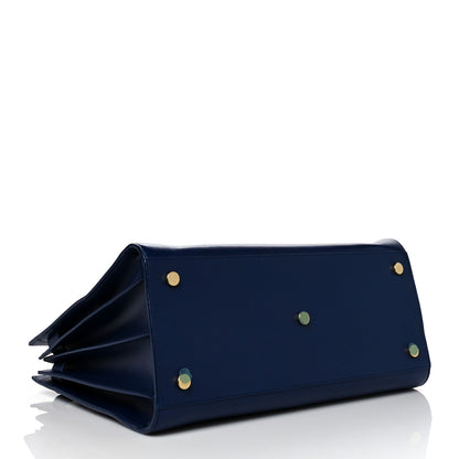 Saint Laurent Calfskin Large Sac De Jour Carryall Navy 4 of 12
