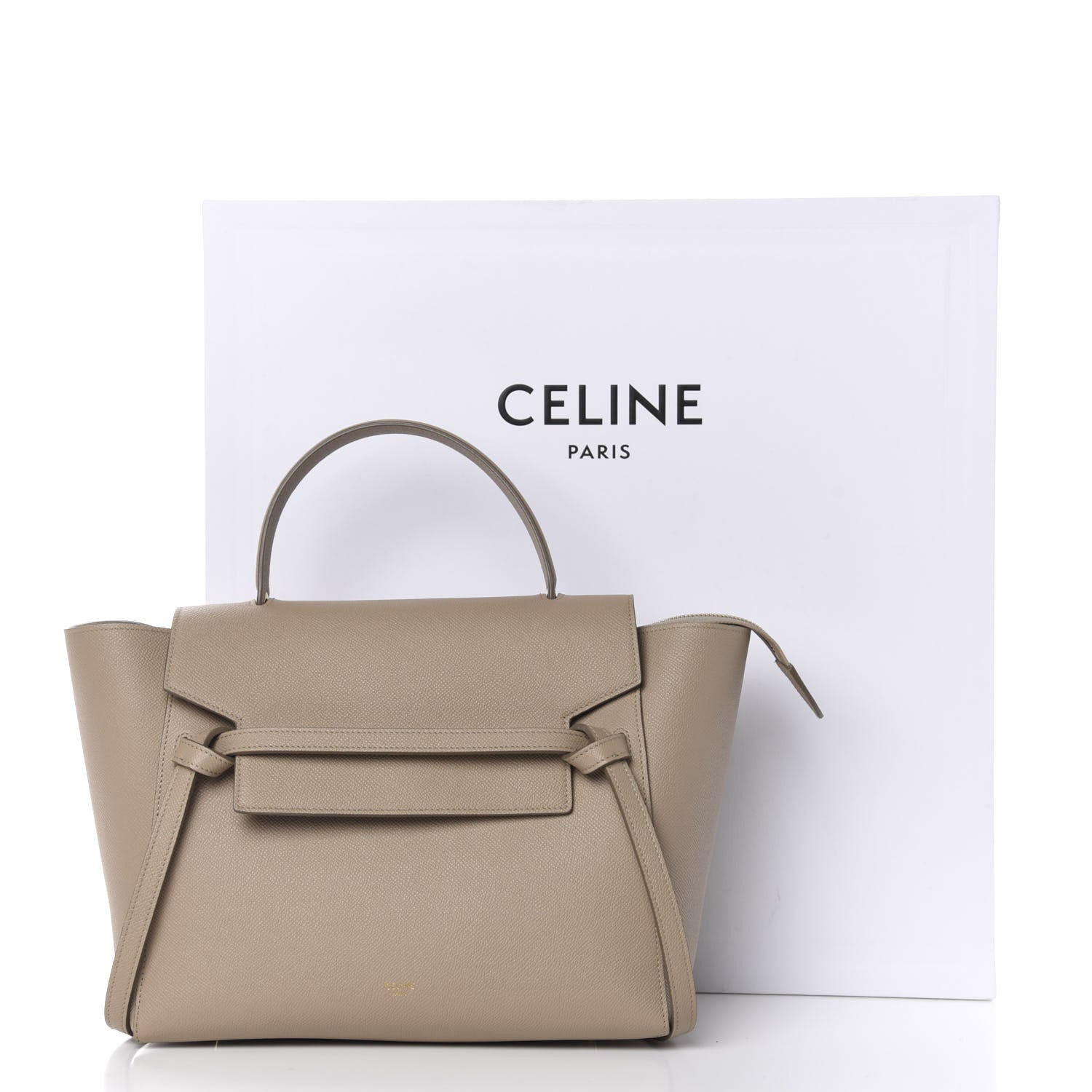 Celine Grained Calfskin Mini Belt Bag Light Taupe 9 of 9