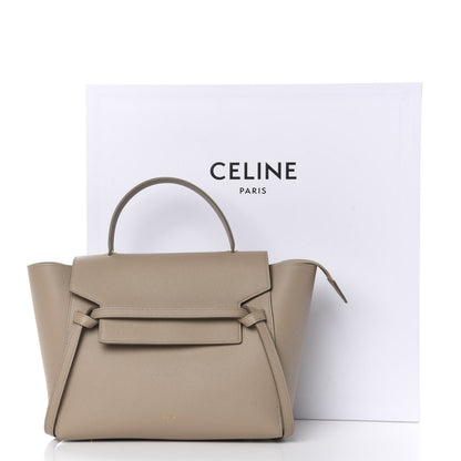 Celine Grained Calfskin Mini Belt Bag Light Taupe 9 of 9