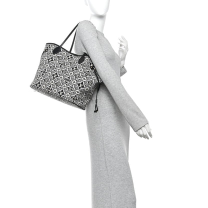 Louis Vuitton Jacquard Since 1854 Neverfull MM Grey 2 of 10