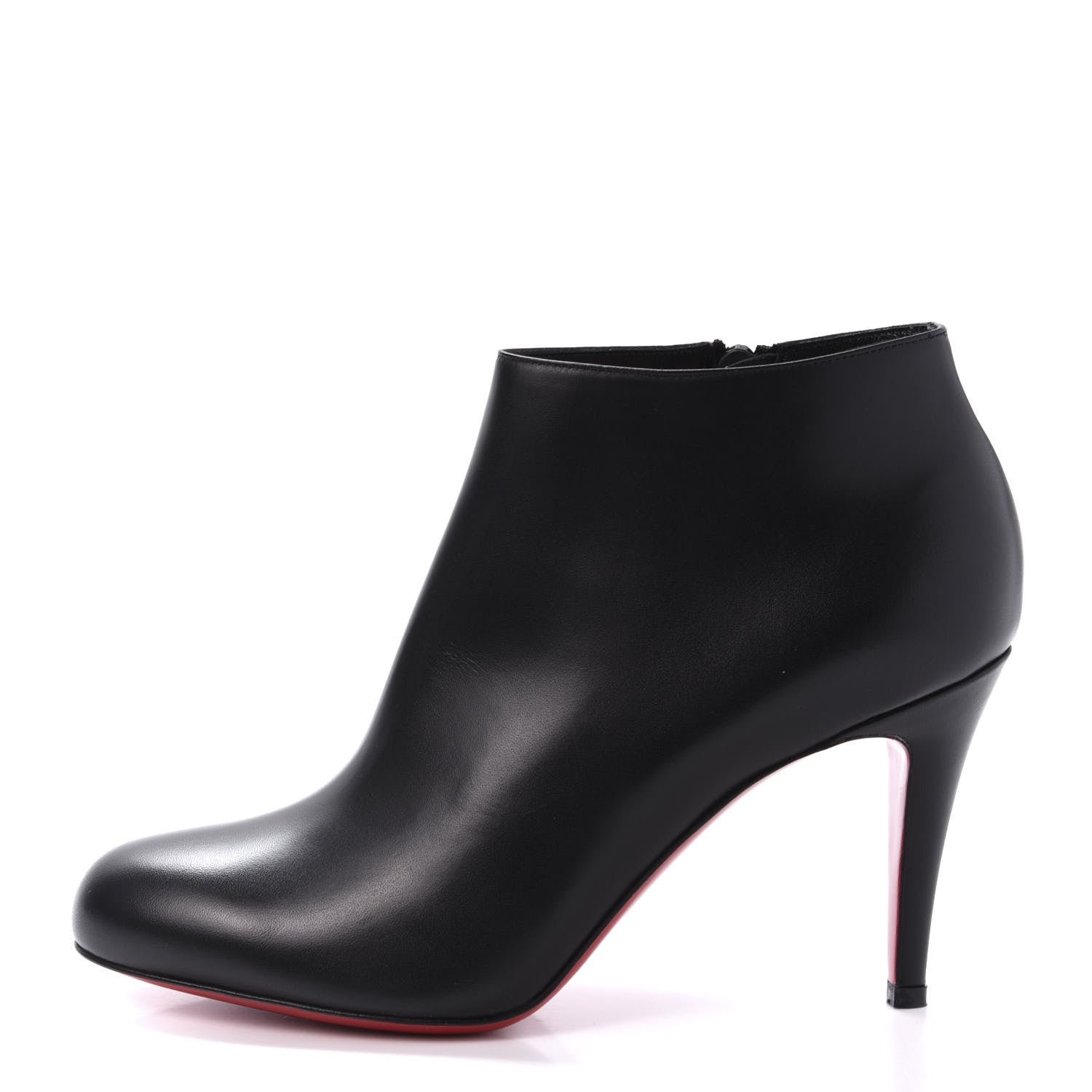 Christian Louboutin Calfskin Belle 85 Ankle Boots 38.5 Black 1 of 9
