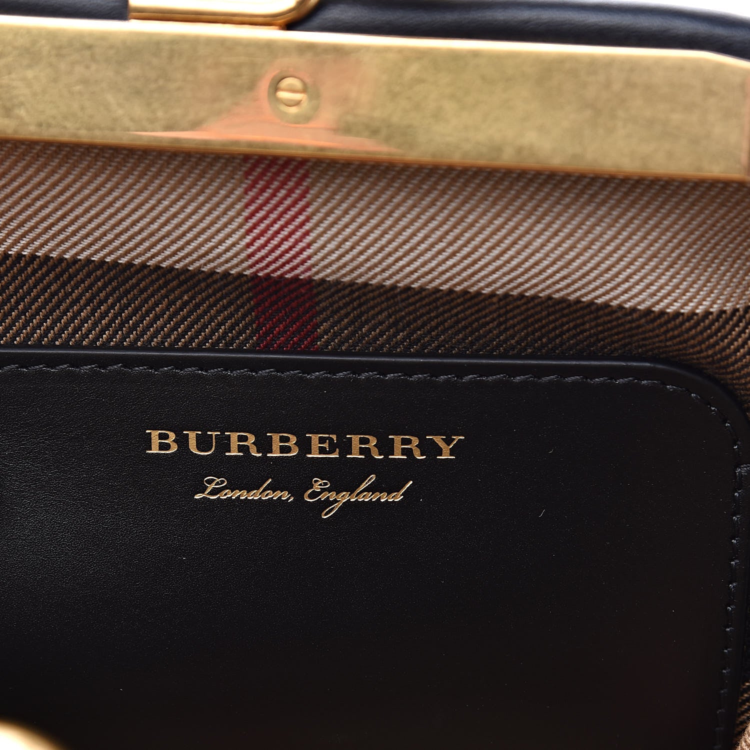 Burberry Smooth Calfskin Small Frame Bag Black 6 of 13