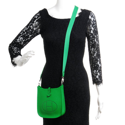 Hermes Taurillon Clemence Evelyne TPM Bambou Bamboo 20 of 34