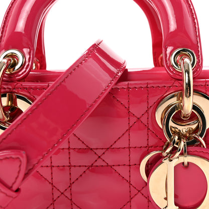 Christian Dior Patent Cannage Small Lady D-Joy Mexican Red 7 of 9