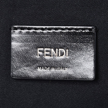 Fendi Calfskin Logo Embossed Backpack Night Blue 6 of 7