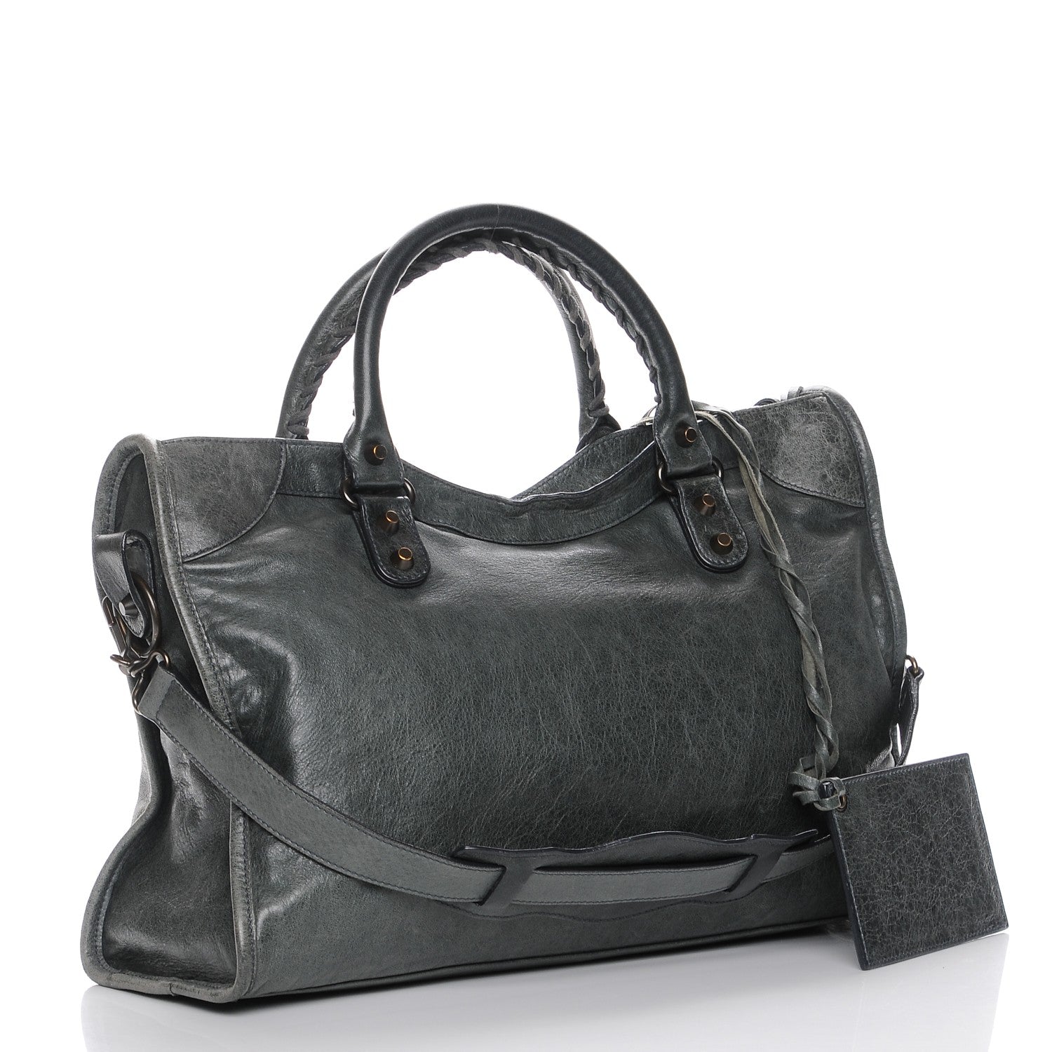 Balenciaga Agneau Classic Hardware City Anthracite 4 of 12