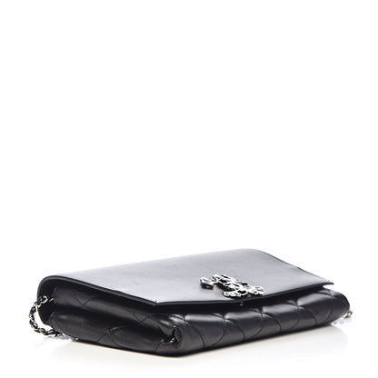 Chanel Lambskin Crystal Evening Clutch Black 4 of 18