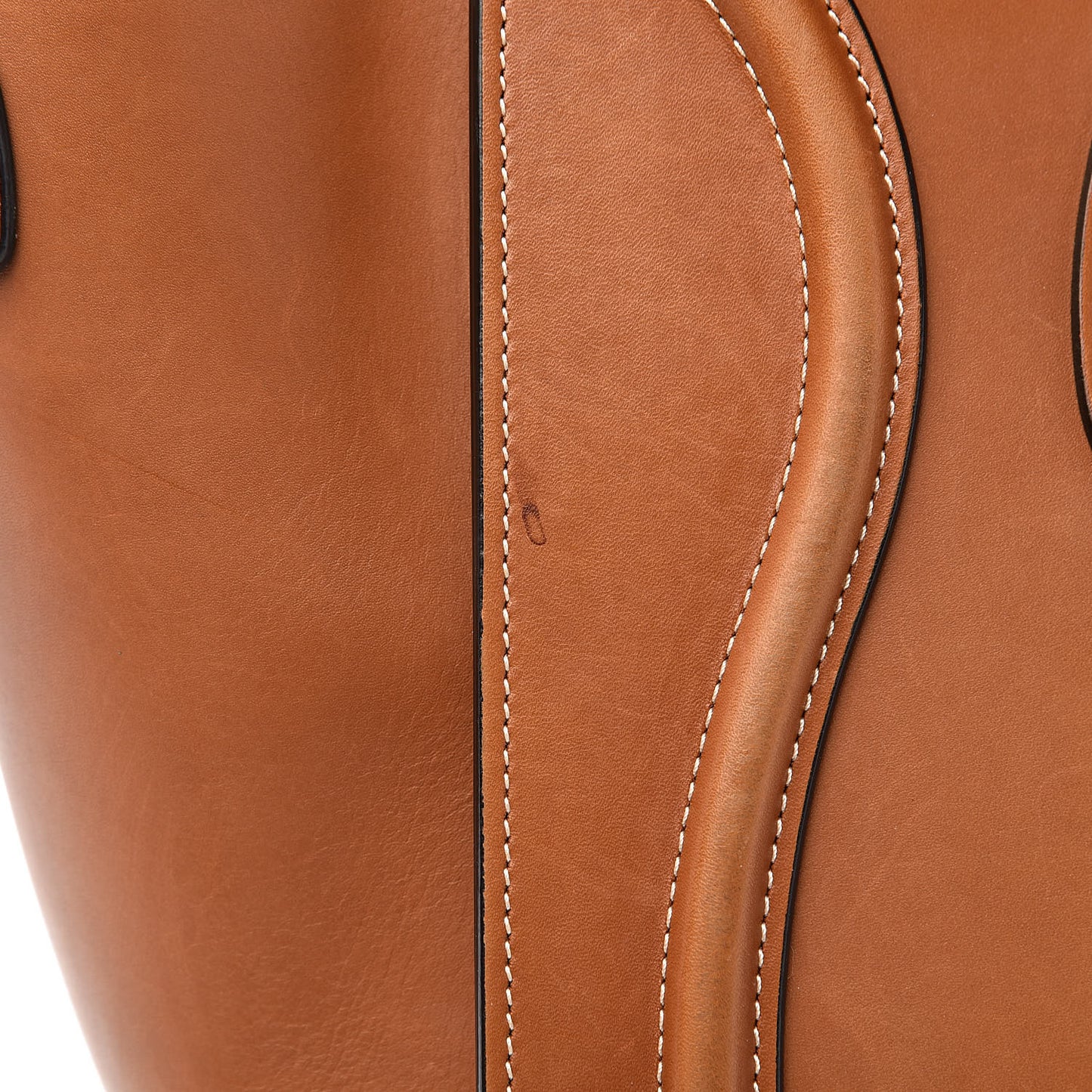 Natural Calfskin Mini Luggage Tan