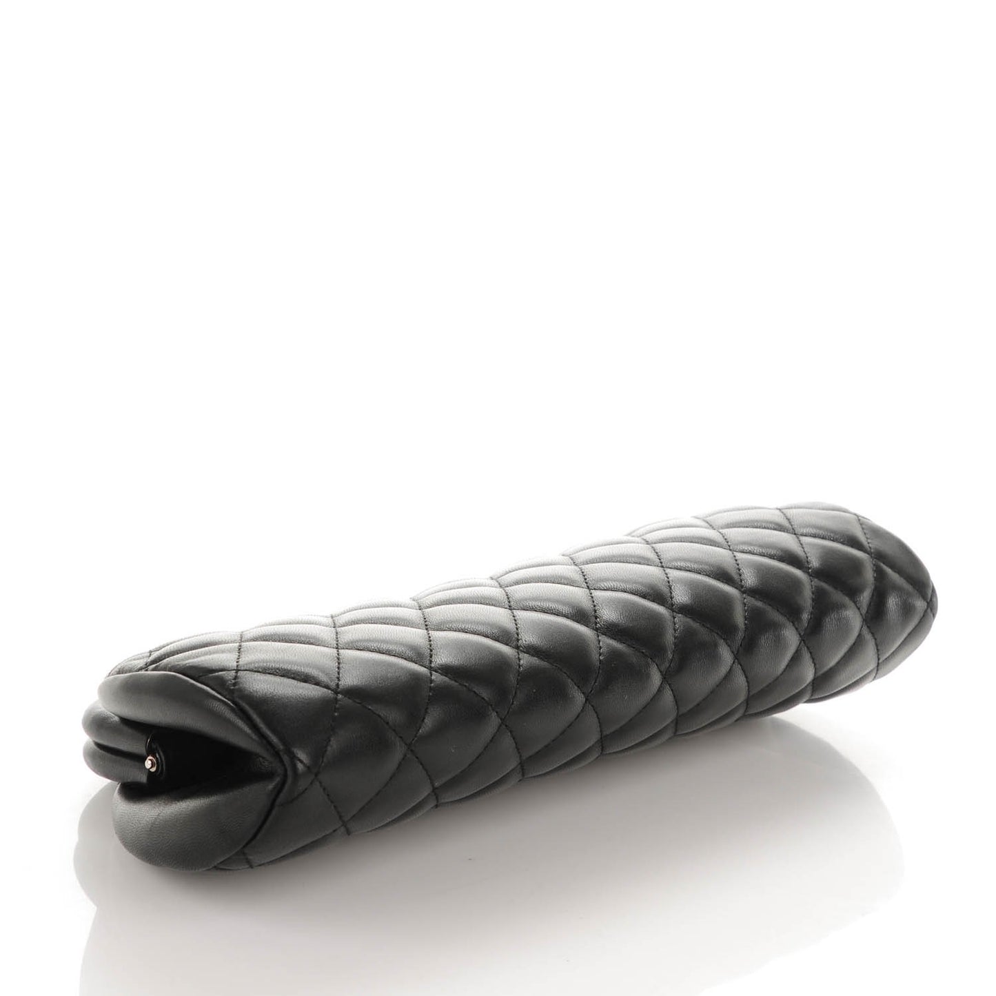 Lambskin Quilted Timeless Clutch Black