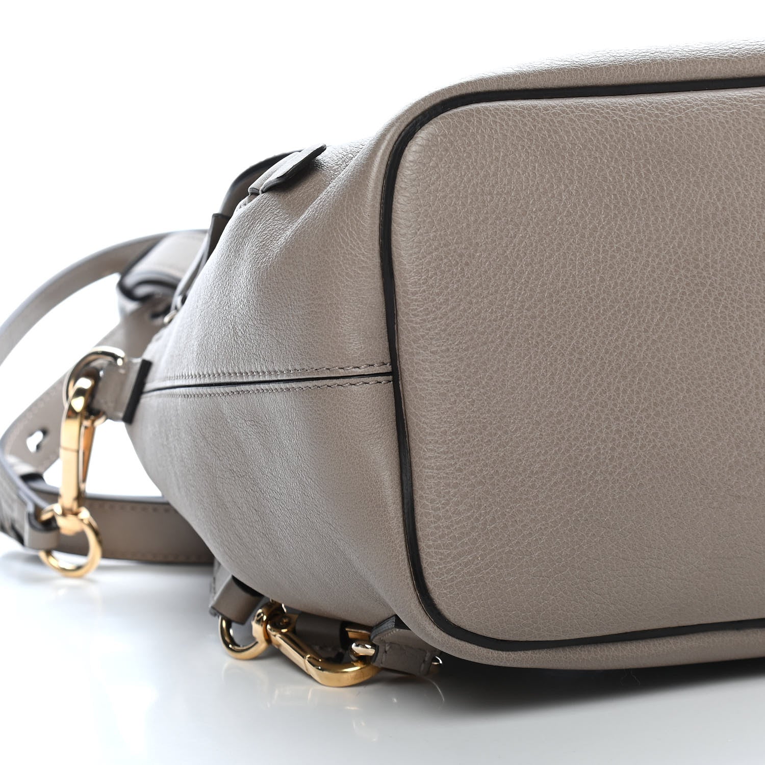 Chloe Suede Calfskin Small Faye Backpack Motty Grey 8 of 9