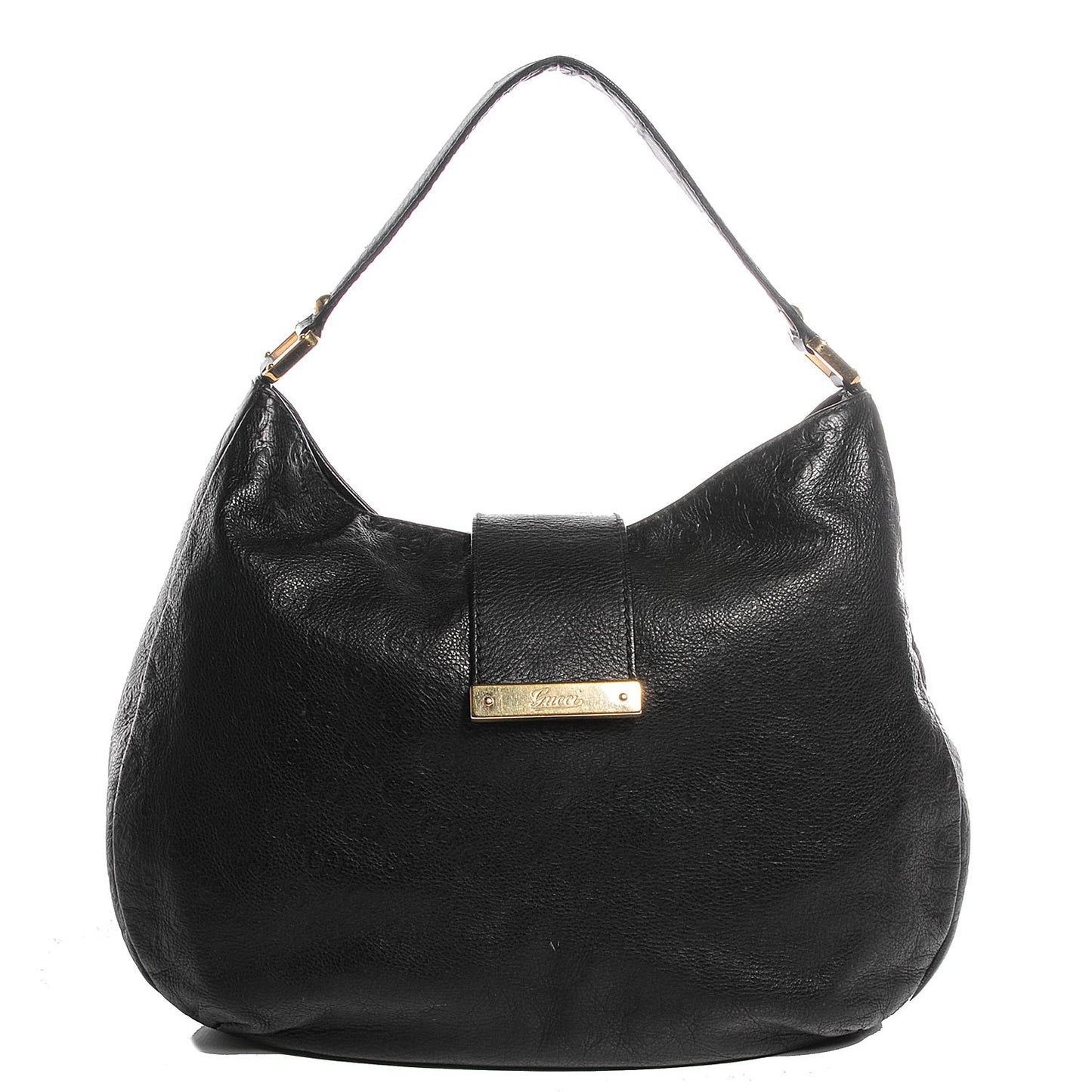 Guccissima New Ladies Web Large Hobo Black