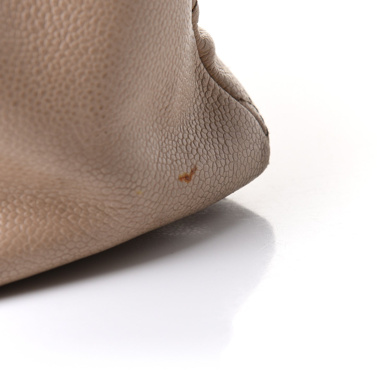 Caviar Quilted Grand Shopping Tote GST Beige Clair