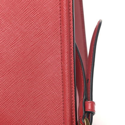Prada Saffiano Soft Calfskin Tote Fuoco 6 of 6