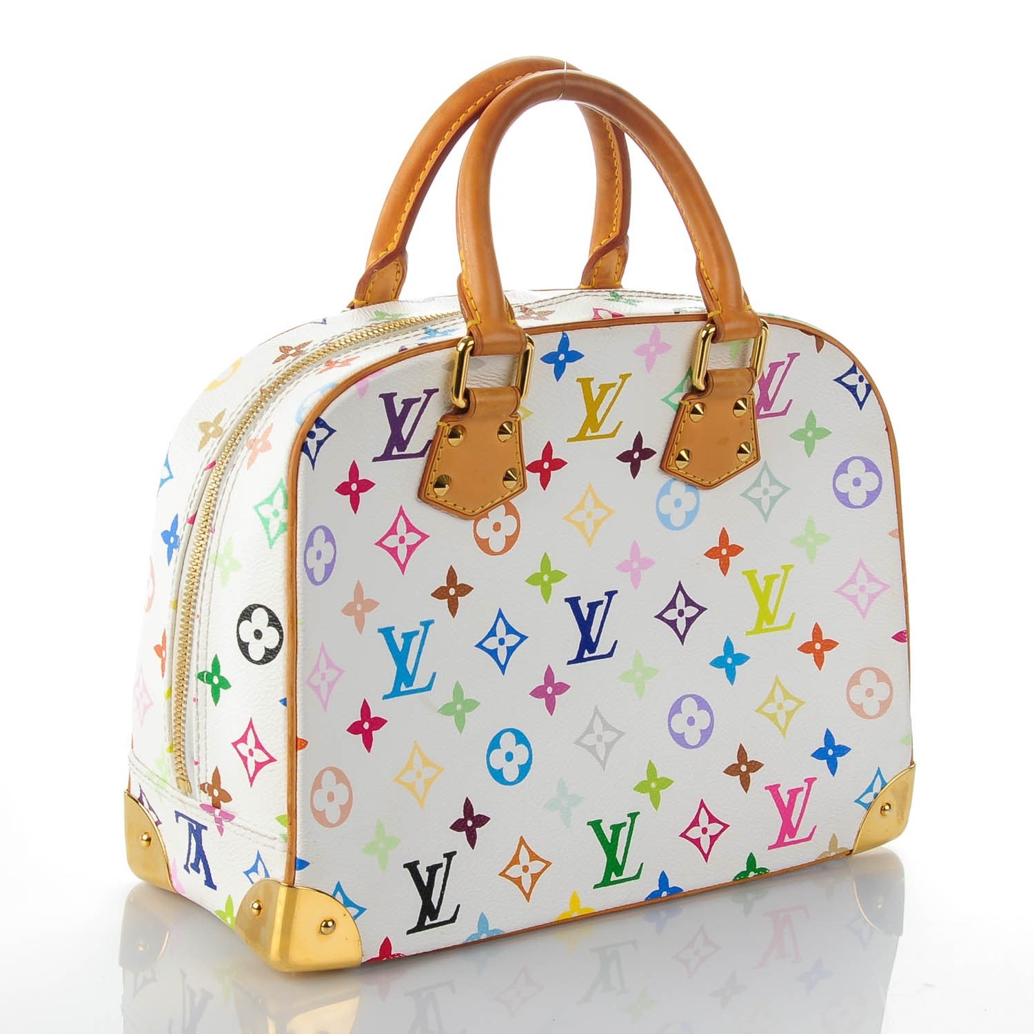 Louis Vuitton Monogram Multicolor Trouville White 3 of 8