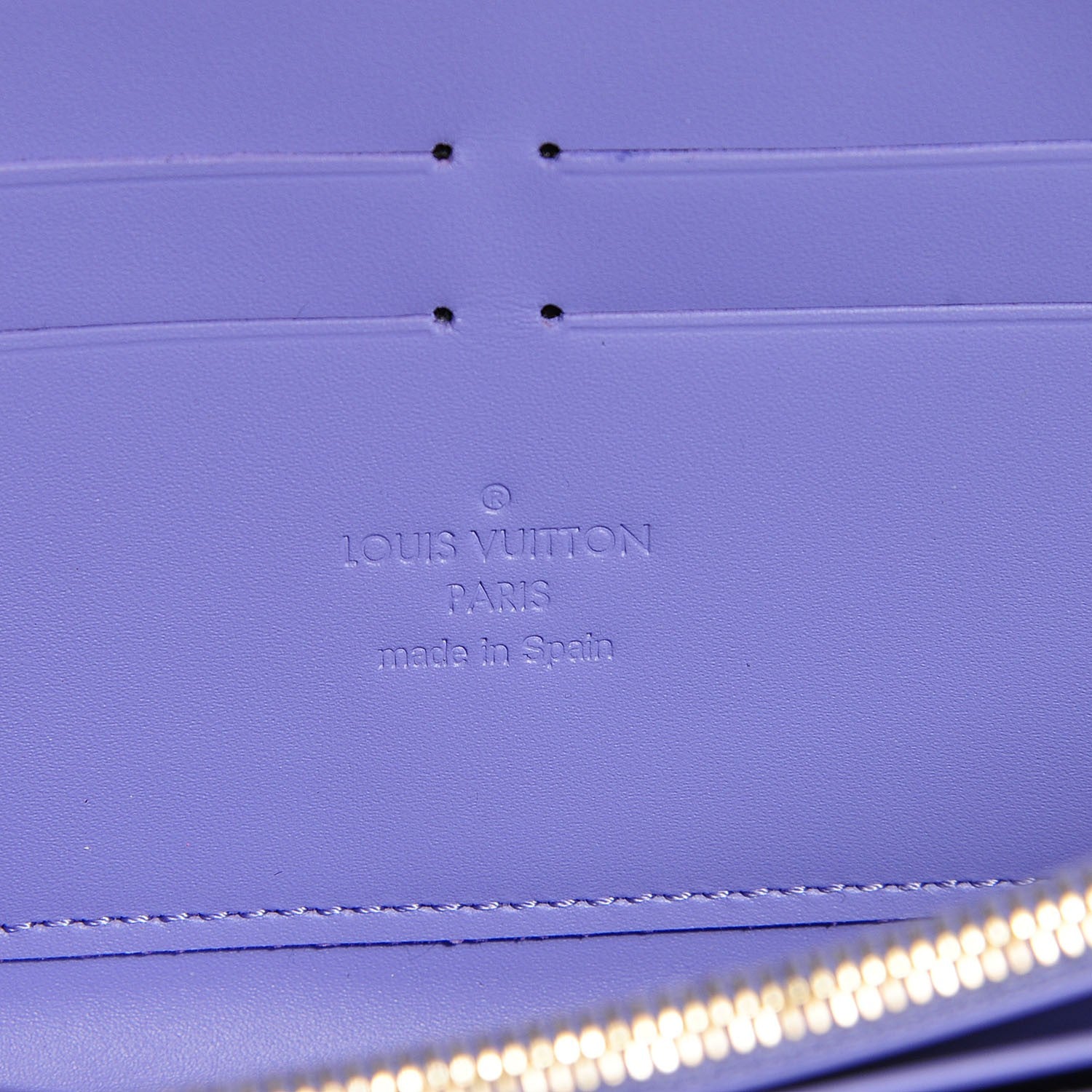 Louis Vuitton Vernis Zippy Wallet Lilac 6 of 7