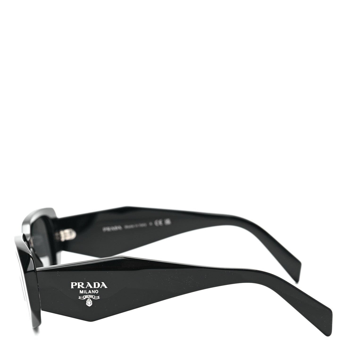 Prada Acetate Symbole Sunglasses SPR 17W Black 3 of 6