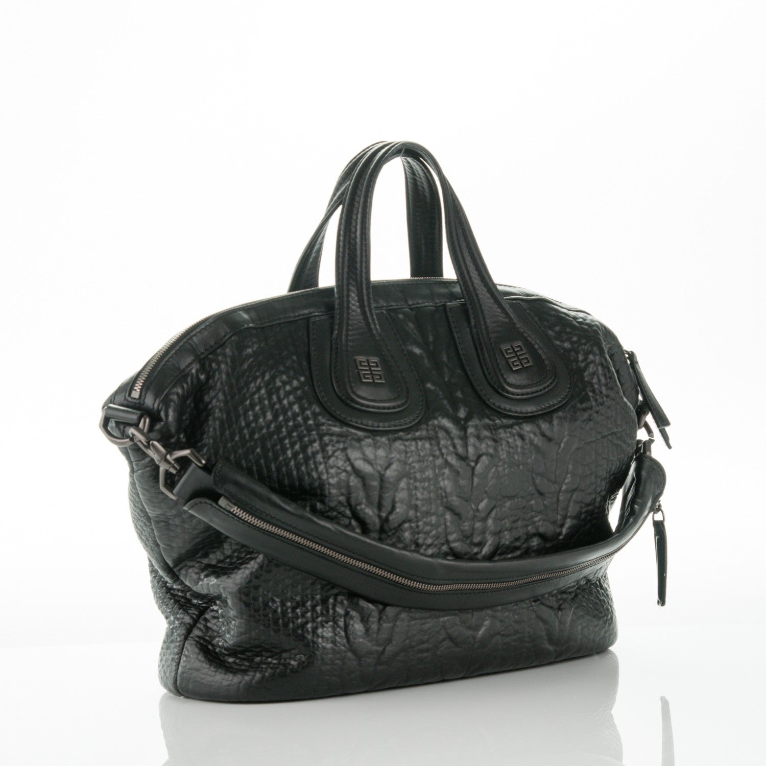 Givenchy Calfskin Cable Embossed Medium Nightingale Black 4 of 9
