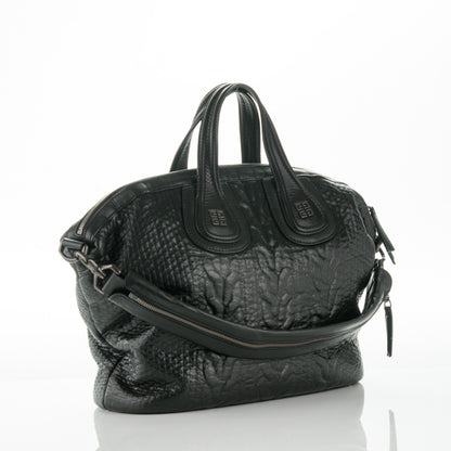 Givenchy Calfskin Cable Embossed Medium Nightingale Black 4 of 9