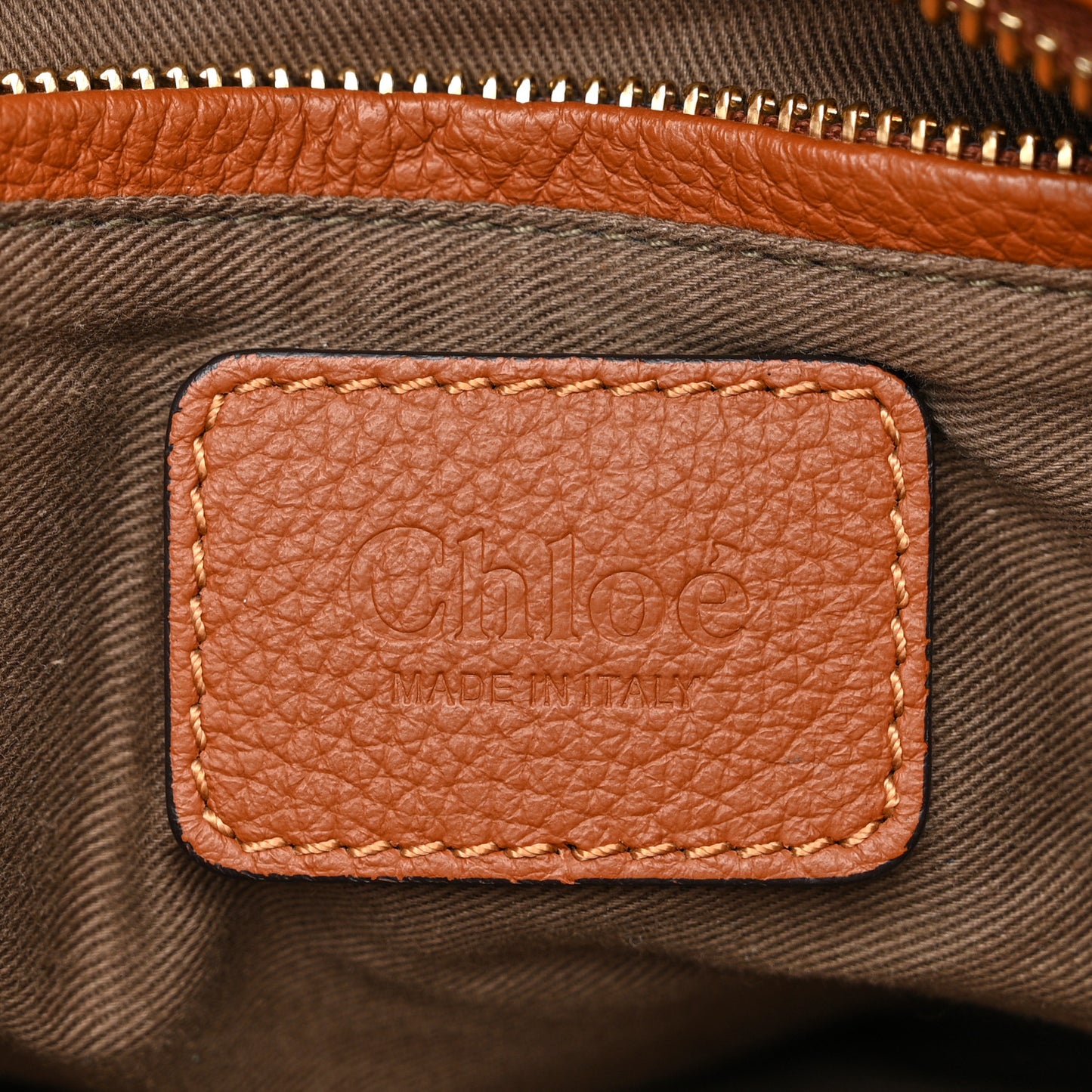 Calfskin Medium Marcie Satchel Tan