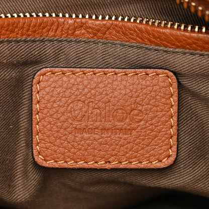 Chloe Calfskin Medium Marcie Satchel Tan 6 of 13