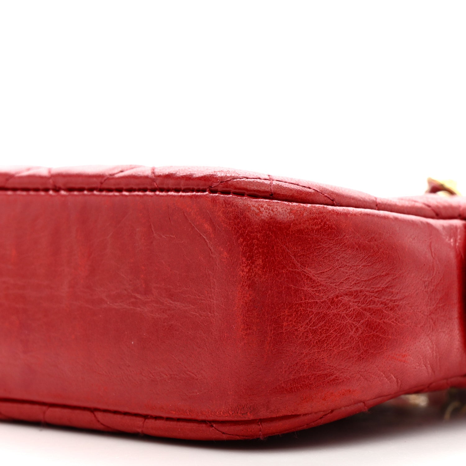 Chanel Lambskin Quilted Camera Case Red 11 of 16