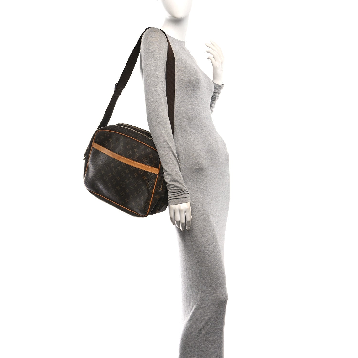 Louis Vuitton Monogram Reporter GM 2 of 9