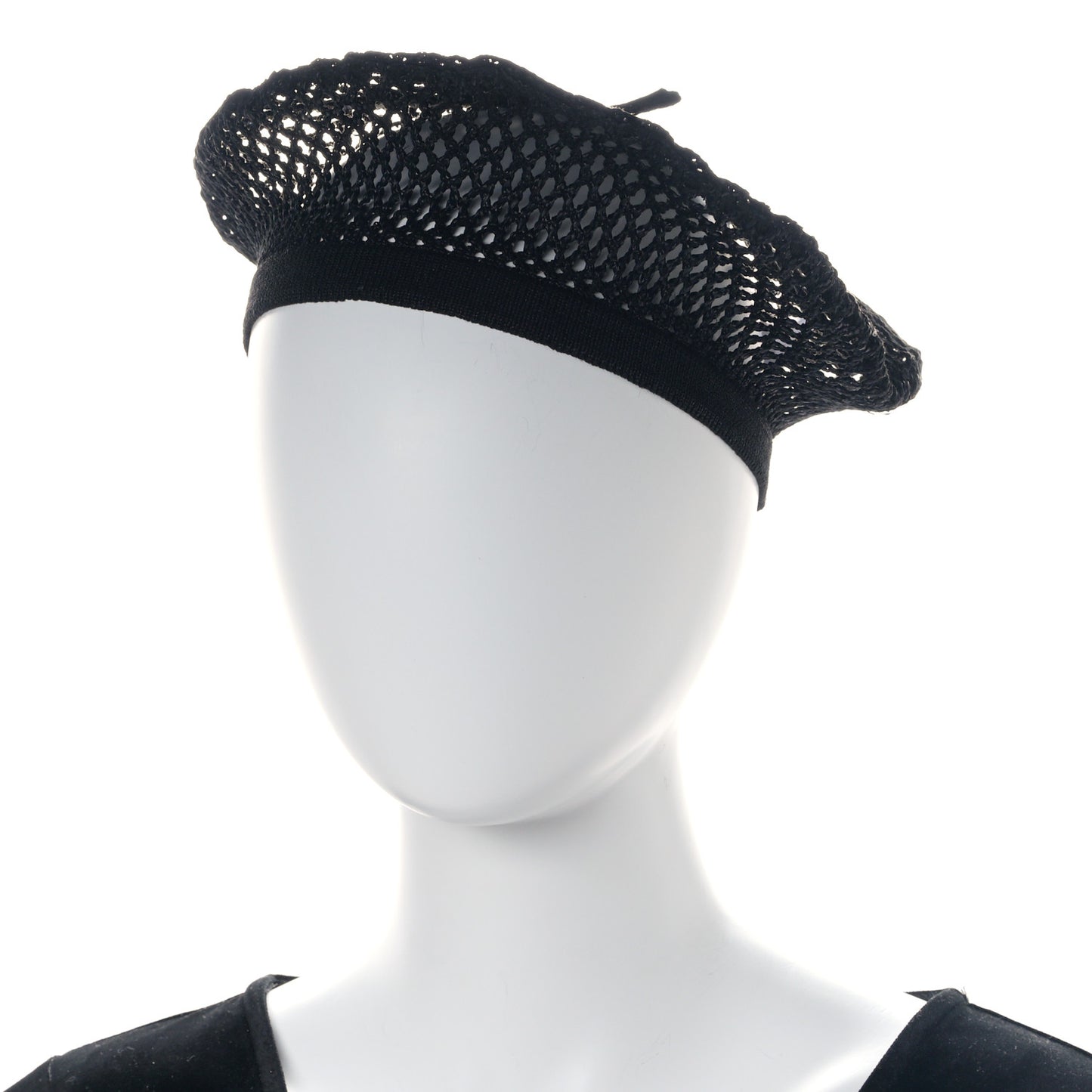 Mesh Arty Beret 57 Black