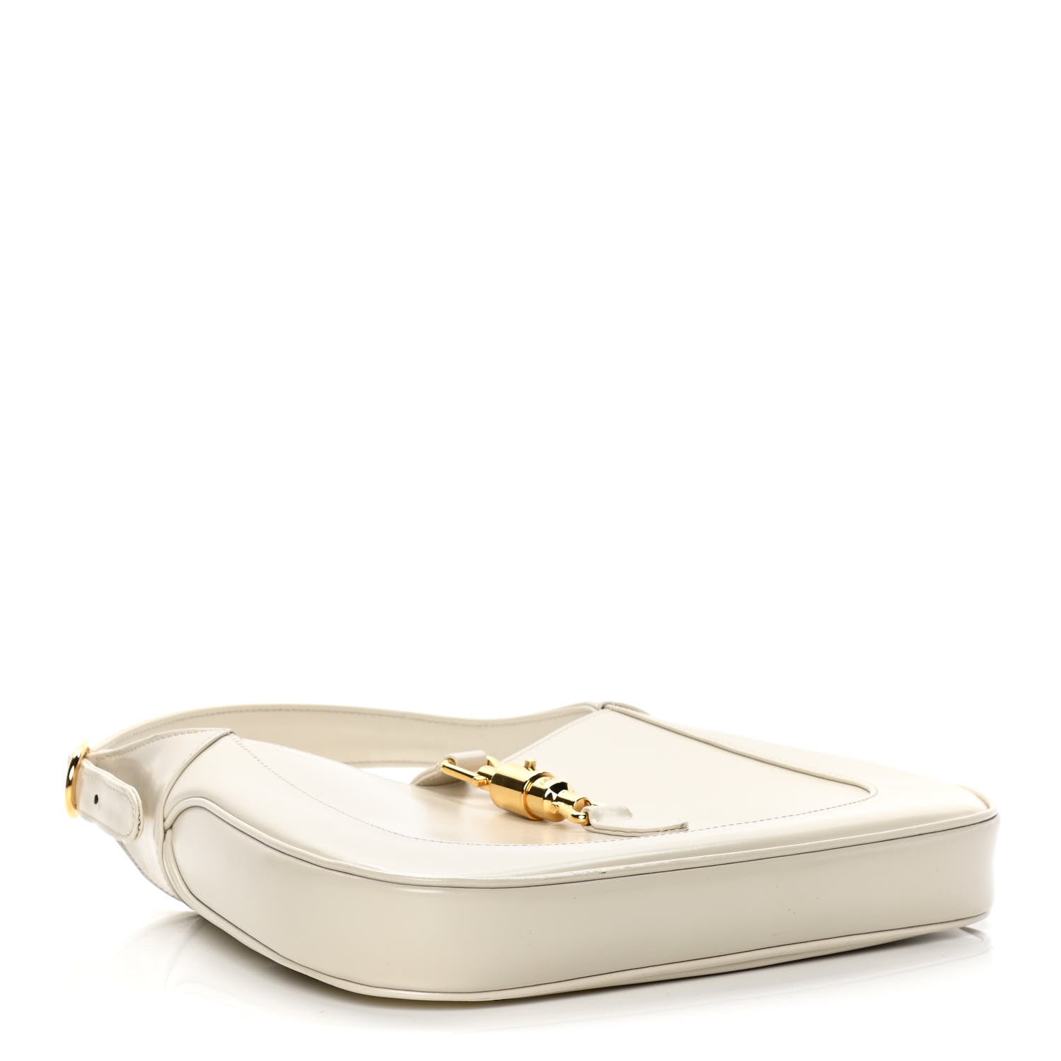Gucci Boarded Dyana Lux Calfskin Small Jackie 1961 Hobo Mystic White 4 of 7