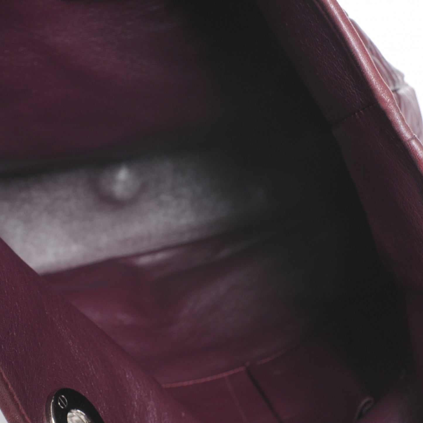 Lambskin Cannage Dior Soft Shopper Tote Burgundy
