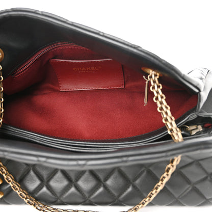 Chanel Lambskin Quilted Medium Just Mademoiselle Black 6 of 14
