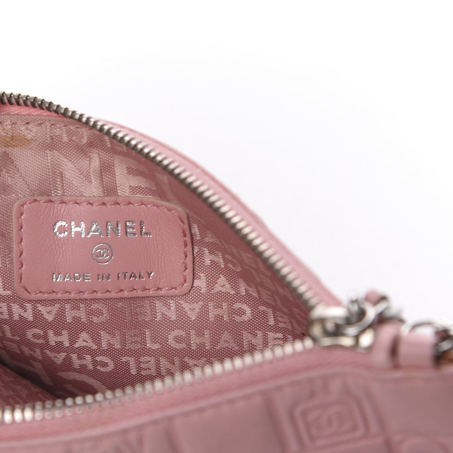 Lambskin Precious Symbols Pochette Pink