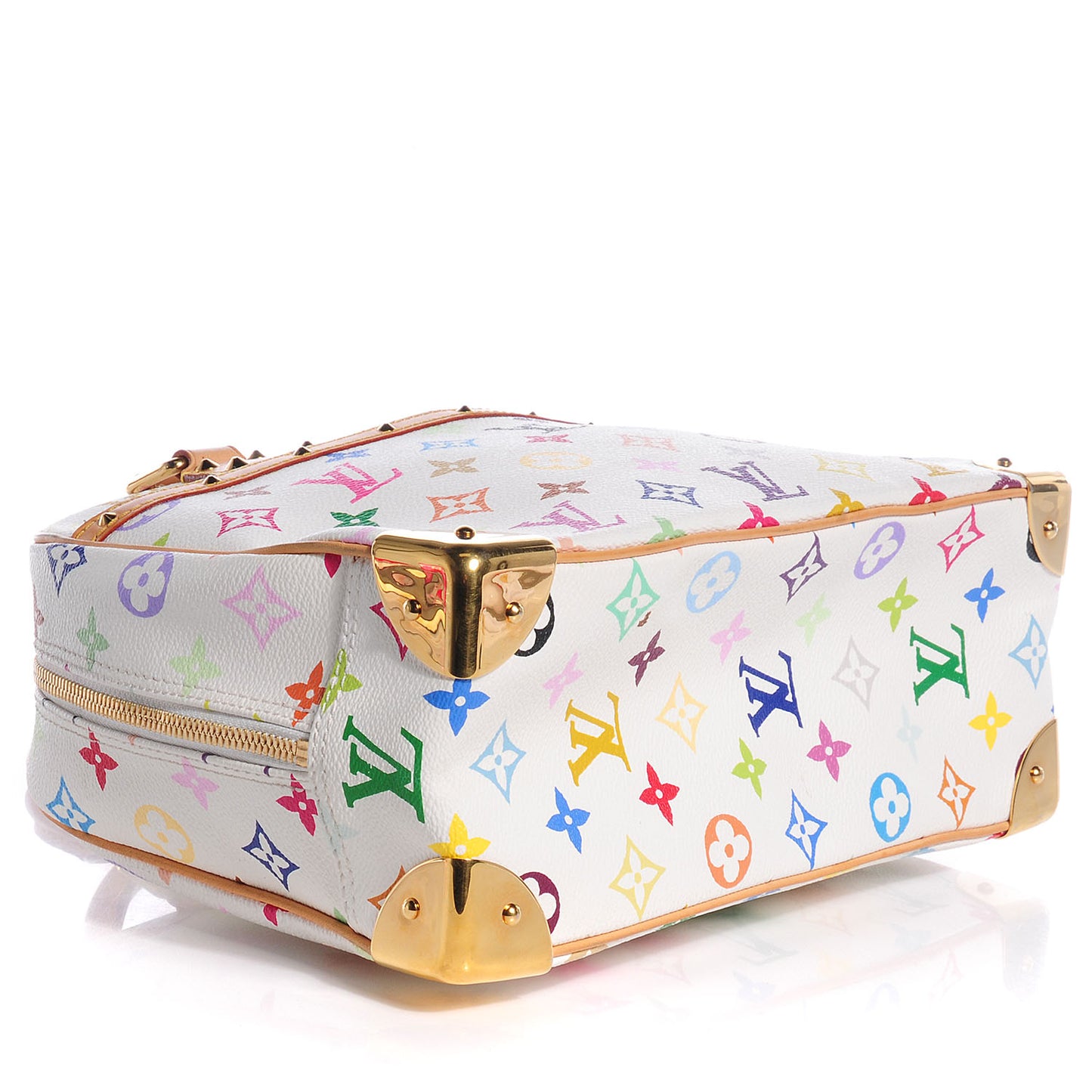 Monogram Multicolor Trouville White
