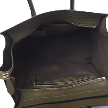 Celine Drummed Calfskin Mini Luggage Jungle 4 of 11