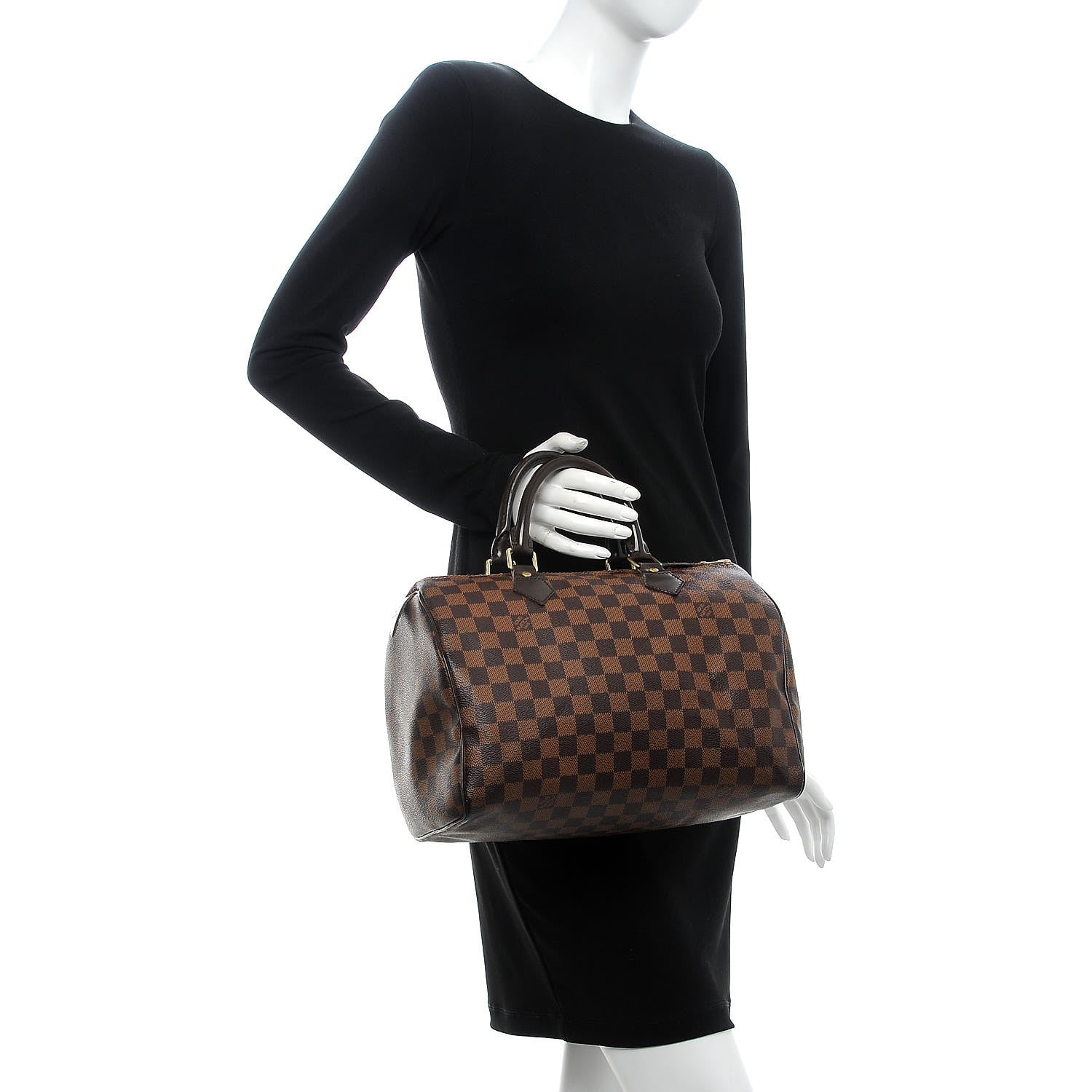 Louis Vuitton Damier Ebene Speedy 30 2 of 7