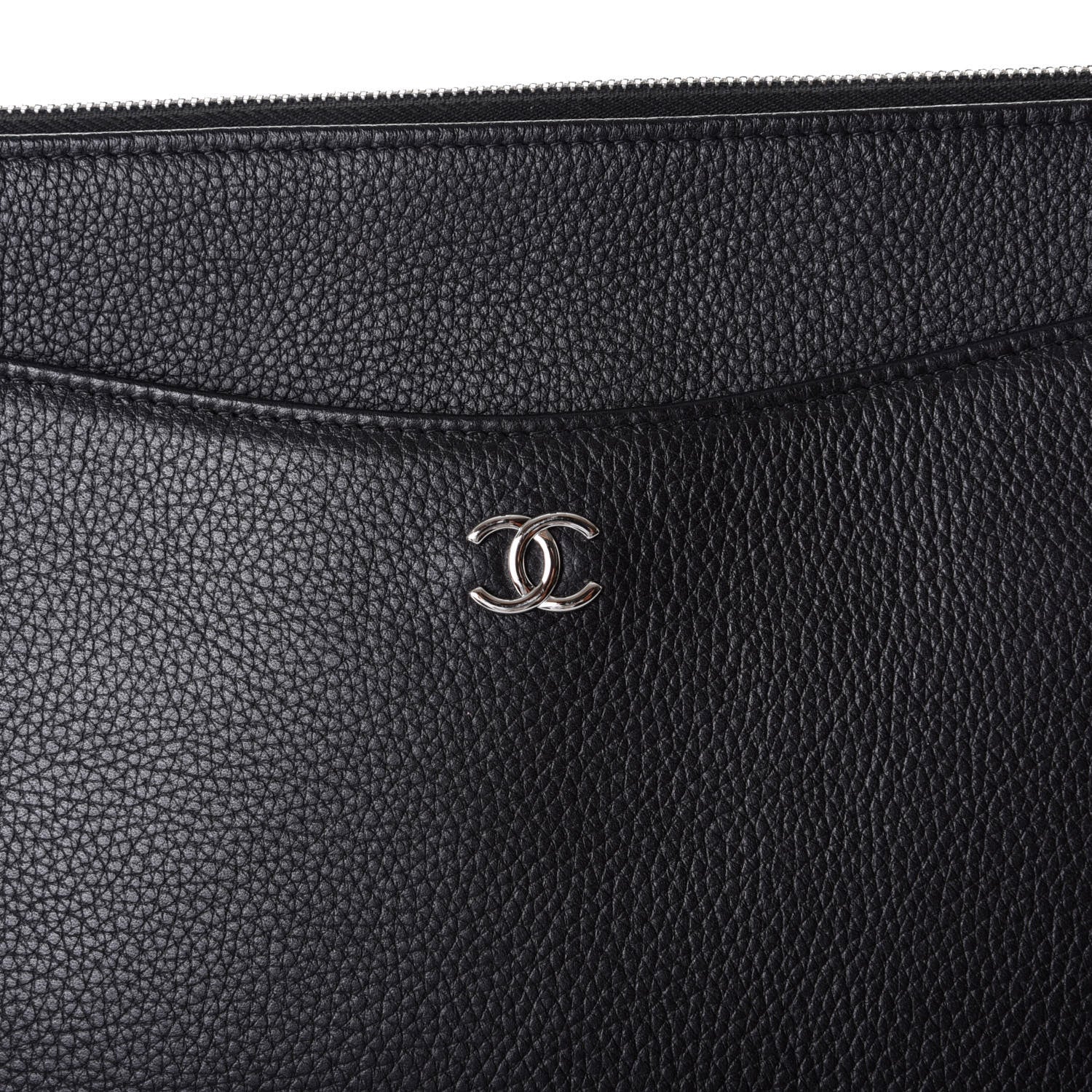 Chanel Grained Calfskin Large Neo Executive Cosmetic Case Black 11 of 11