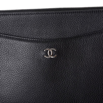Chanel Grained Calfskin Large Neo Executive Cosmetic Case Black 11 of 11