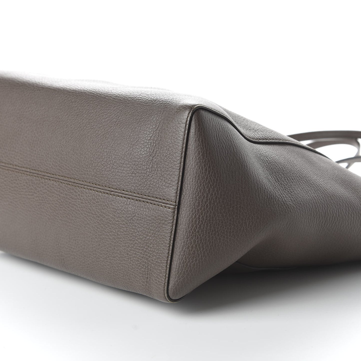 Dollar Calfskin Medium Swing Tote Grey Field Soft Pink