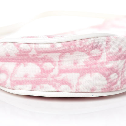 Christian Dior Monogram Mini Saddle Pochette Pink 8 of 17