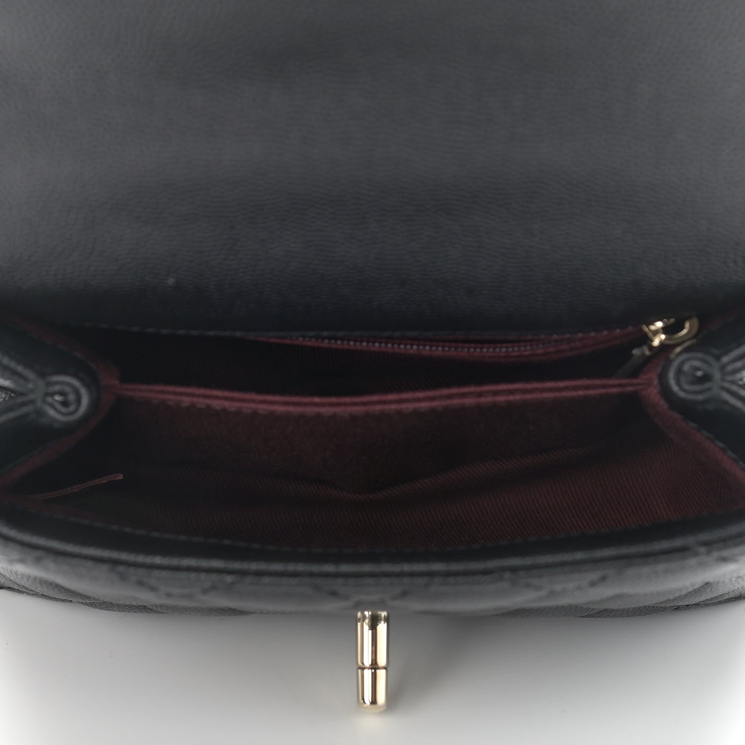 Chanel Caviar Quilted Extra Mini Coco Handle Flap Black 5 of 9