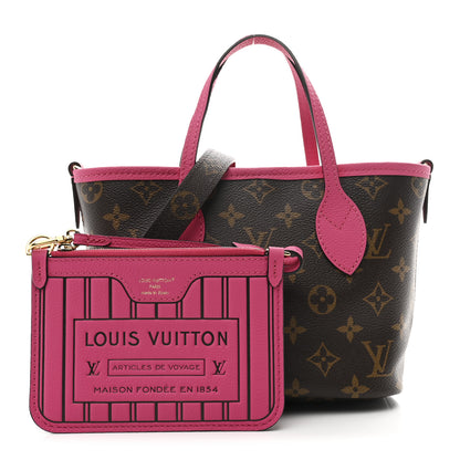 Louis Vuitton Monogram Neverfull Inside Out Bandouliere BB Rose Pondichery 4 of 18