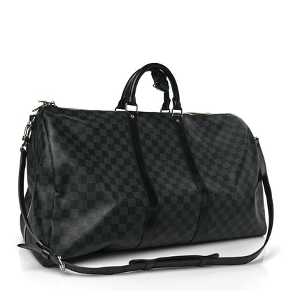 Louis Vuitton Damier Graphite Keepall Bandouliere 55 2 of 9