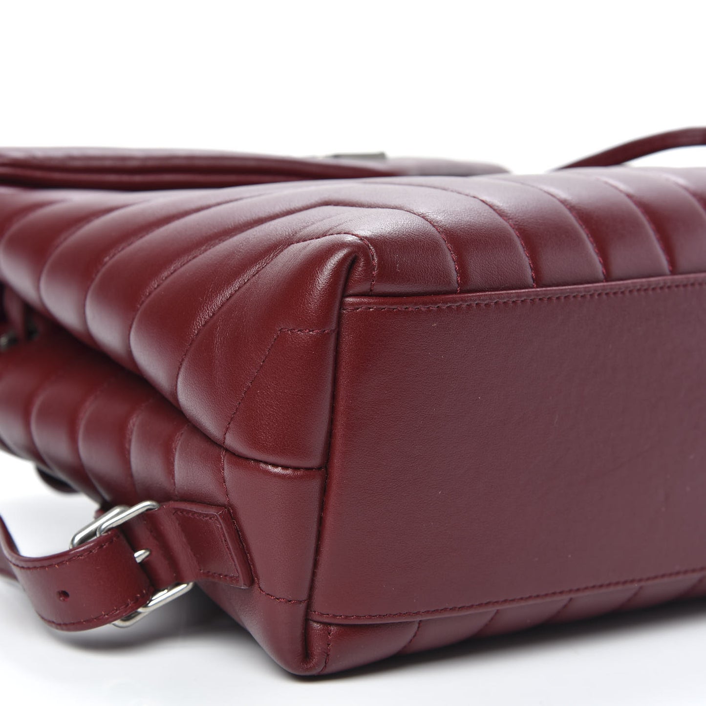 Calfskin Y Quilted Monogram Small Loulou Backpack Red