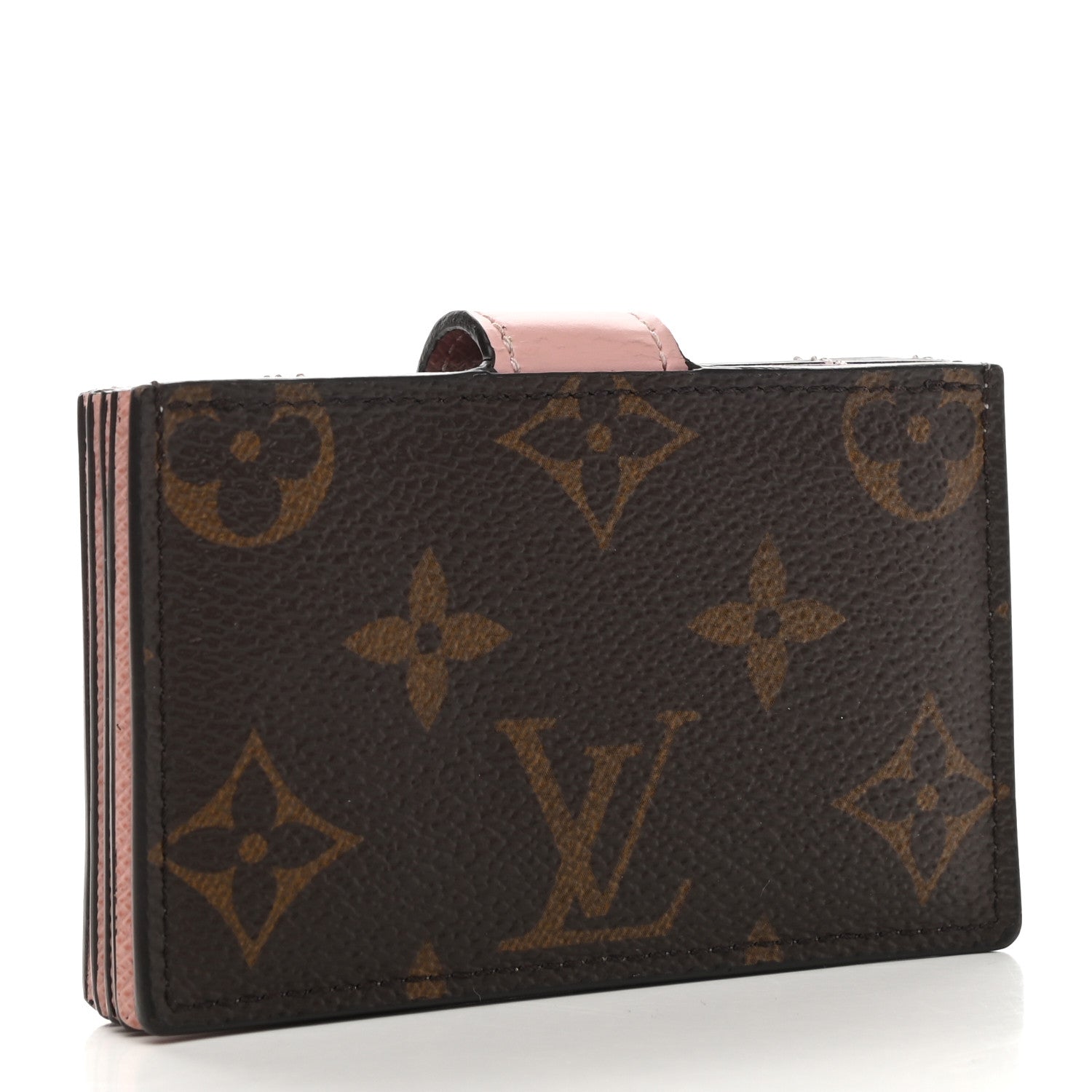 Louis Vuitton Monogram Gusset Card Holder Rose Ballerine 3 of 9