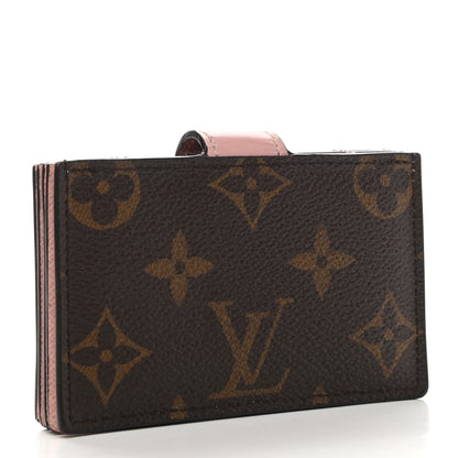 Louis Vuitton Monogram Gusset Card Holder Rose Ballerine 3 of 9