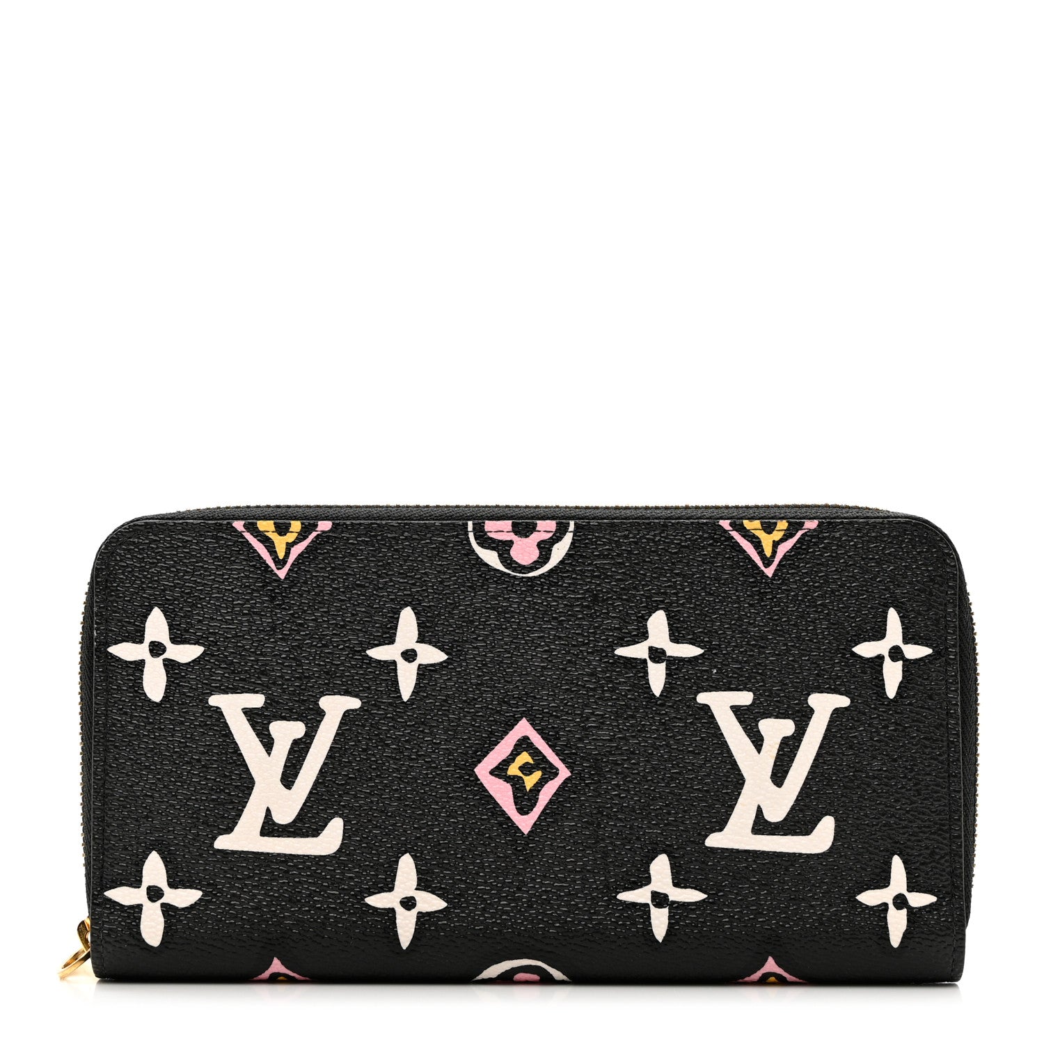 Louis Vuitton Monogram Giant Wild At Heart Zippy Wallet Black 1 of 6