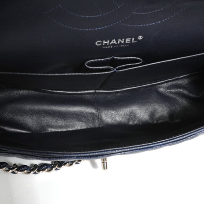 Chanel Caviar Jumbo Double Flap Navy Blue 10 of 10