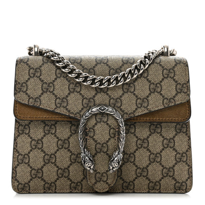 Gucci Supreme Monogram Mini Dionysus Shoulder Bag Taupe 1 of 13